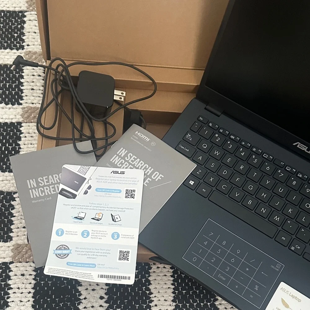 ASUS E410M Laptop in Black